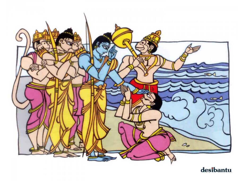vibhishana joining Rama's Army | Hindu FAQs