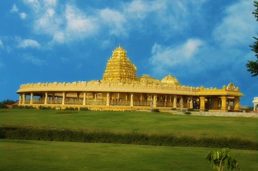 Temple d'or de Sripuram, Vellore, Tamil Nadu