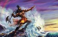 Parshurama Beating back the Arabian Sea | Hindu Faqs