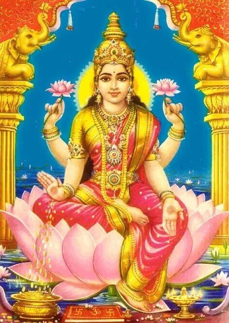 Lakshmi is de hindoegoadinne fan rykdom