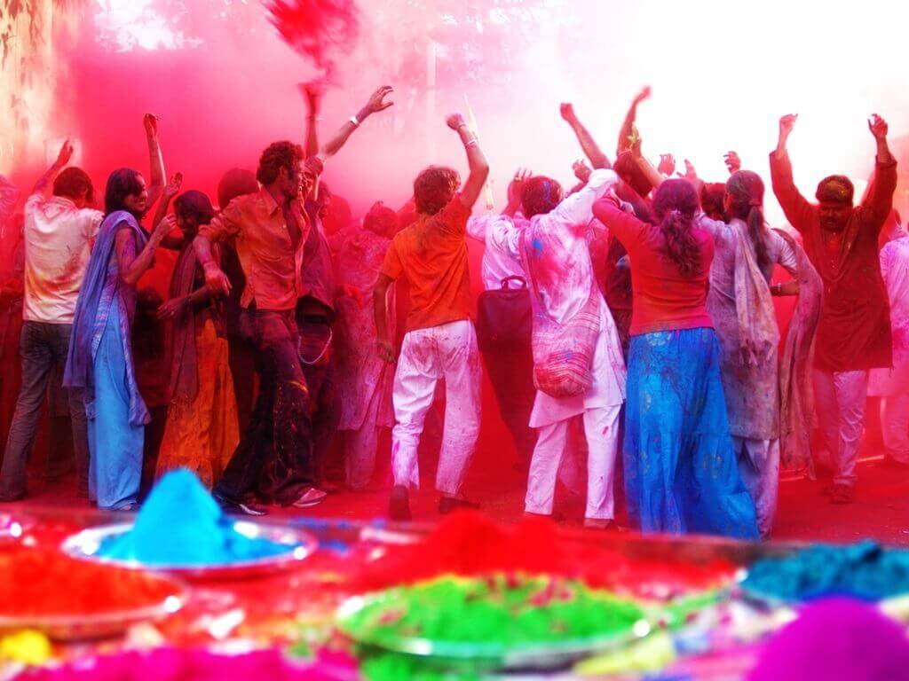 colours in Holi