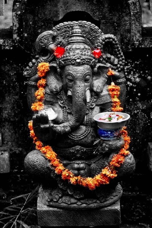 This Idol of lord Ganesh signifies Purushartha