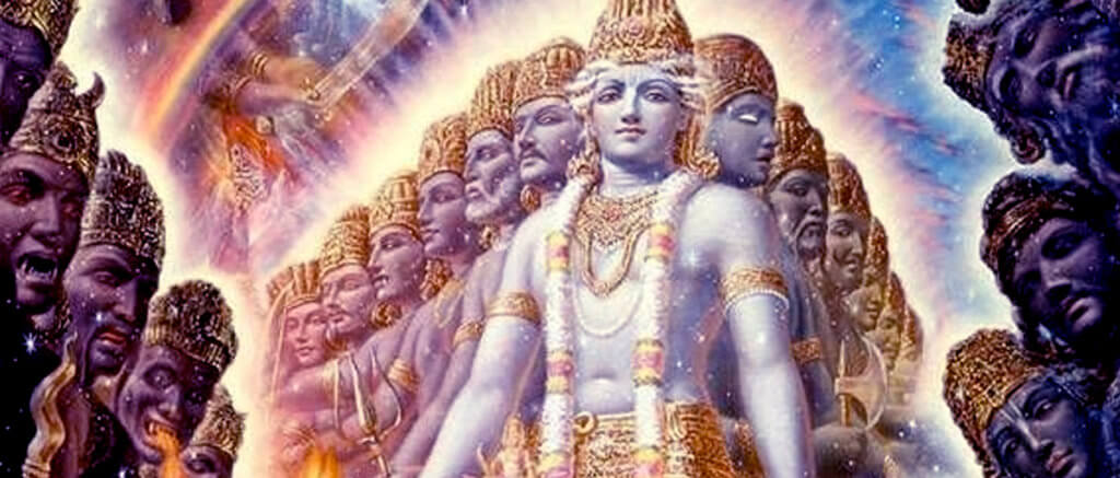 vishnu - vishwaroop - hindufaqs.com - ဟိန္ဒူဘာသာတွင် ဘုရားပေါင်း သန်း 330 အမှန်တကယ်ရှိပါသလား