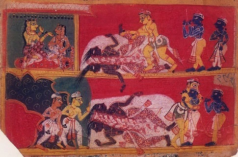 Bhima se bat avec Jarasandha | FAQ hindoue