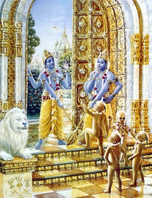 jaya and vijaya stopping the four kumaras | Hindu FAQs