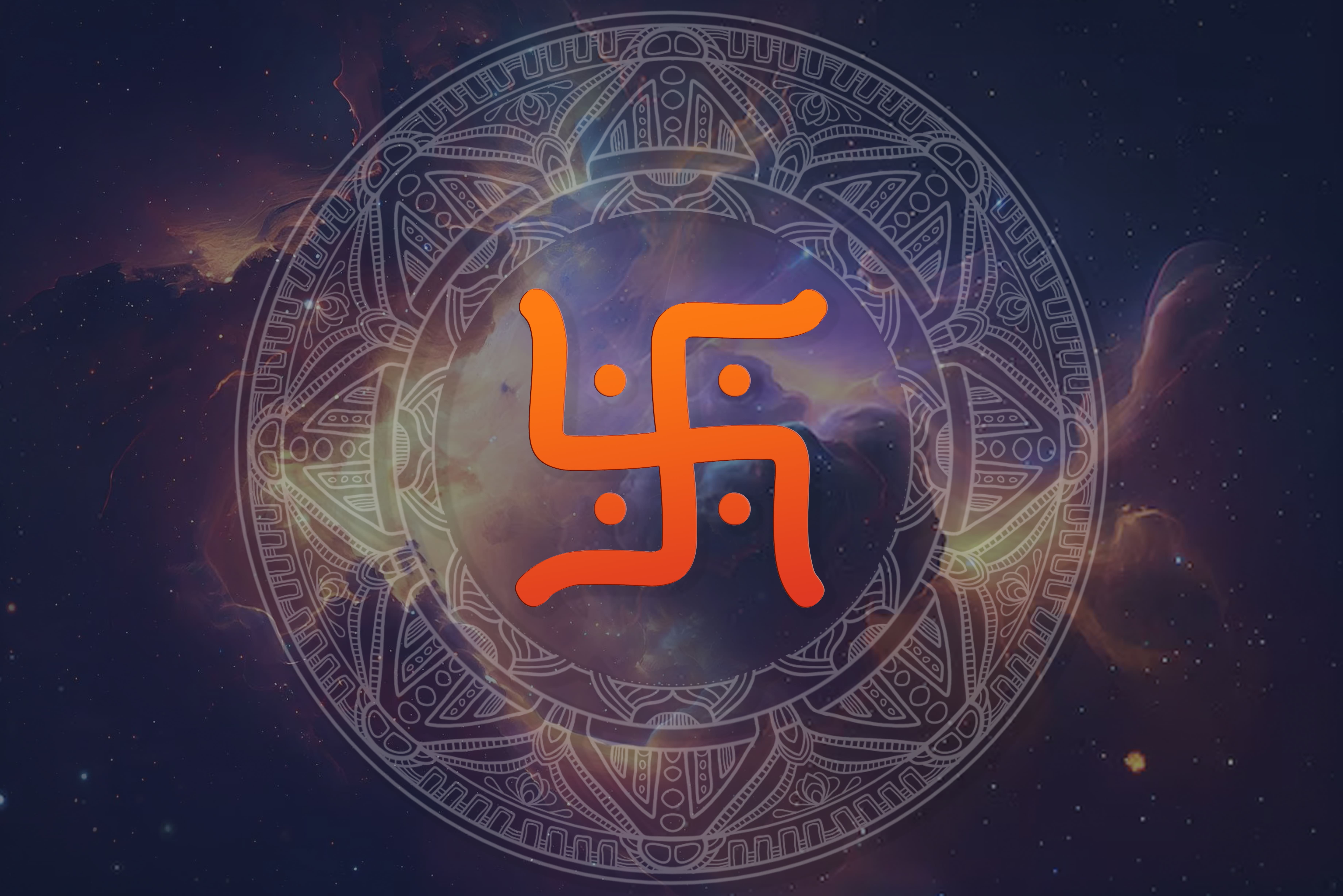 स्वस्तिक - हिंदू धर्माचे प्रतीक - स्वस्तिक डेस्कटॉप वॉलपेपर - फुल एचडी - हिंदूफाक्स