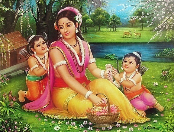 Sita est connue pour son dévouement, son don de soi, son courage et sa pureté.