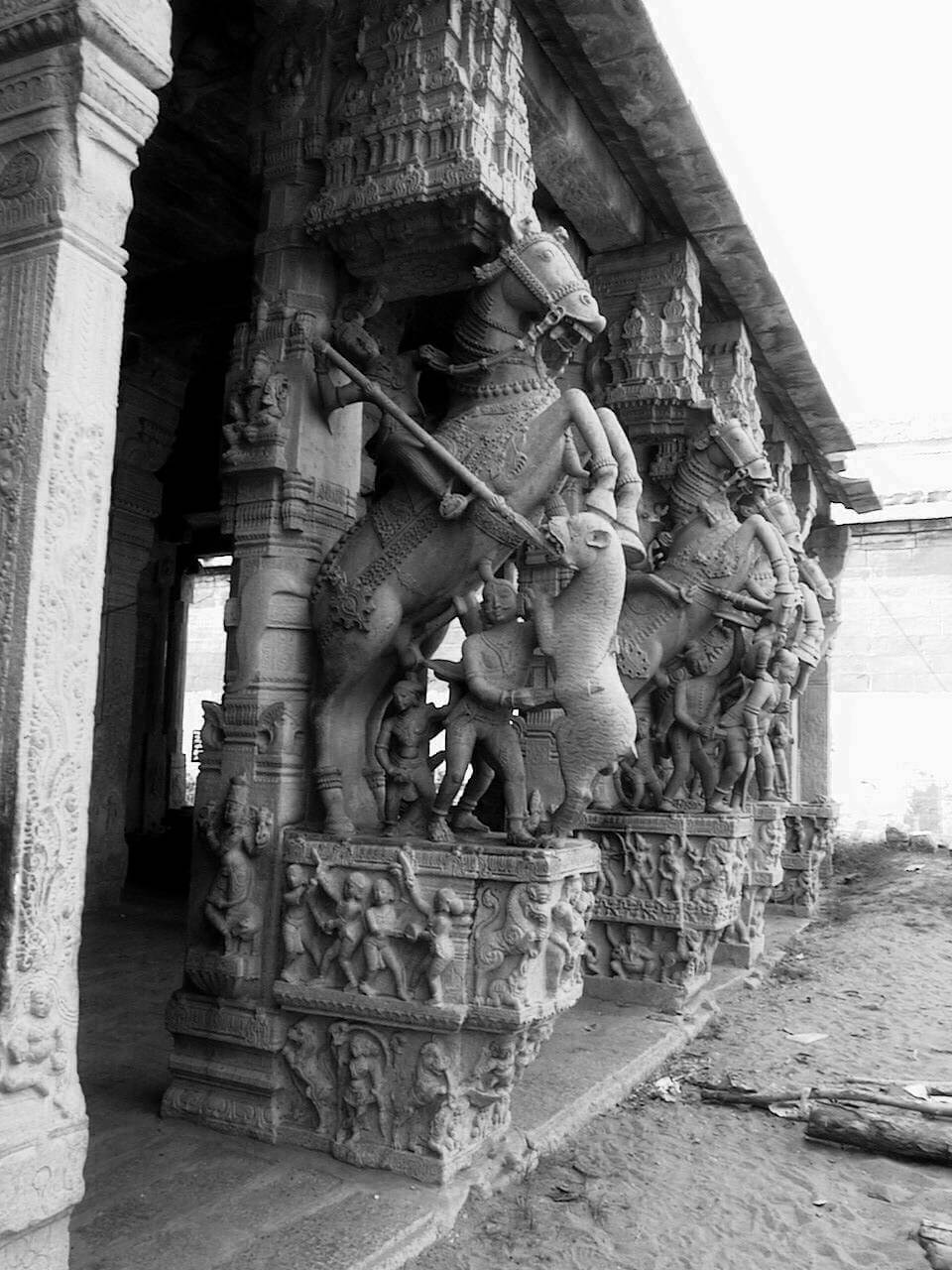 Temple Sri Ranganathaswamy La salle des 1000 piliers